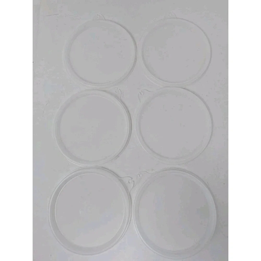 Vintage Tupperware 6 Little Wonders Bowls #1286 with Lids Multi Color 4